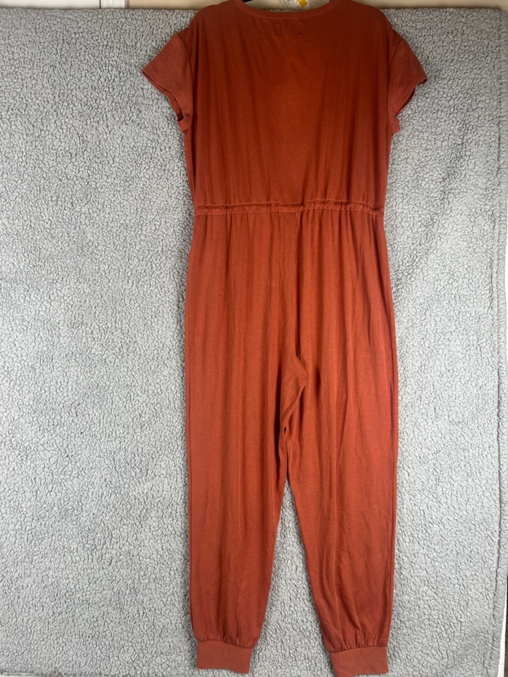 Madewell Short Sleeve Adjustable Drawstring Waist Jumpsuit Size L - Picture 11 of 15